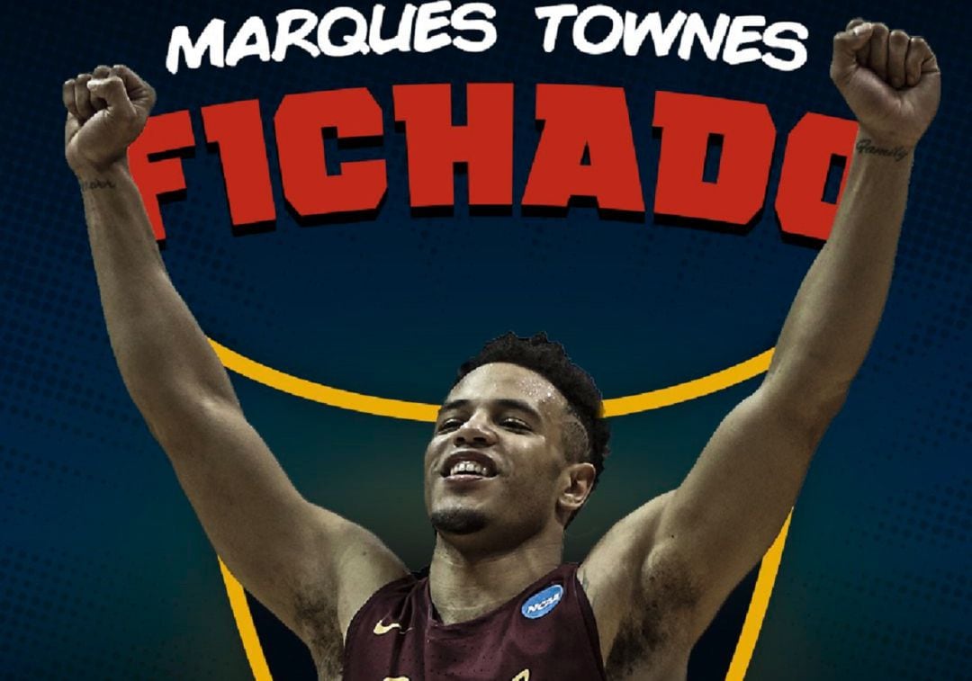 Marques Townes, nuevo jugador del UCAM Murcia Club Baloncesto