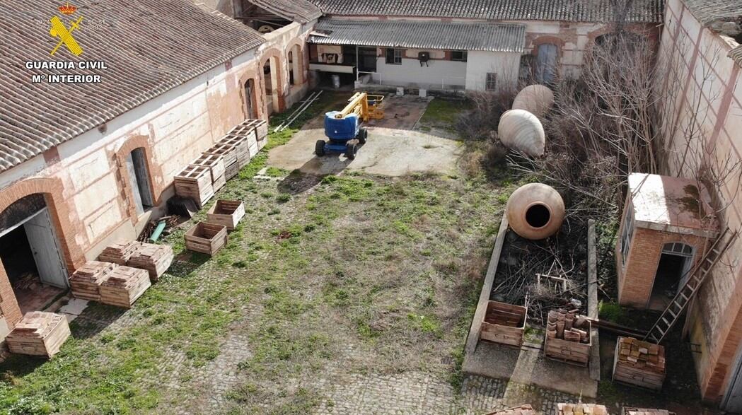 Interior de la bodega, declarada Elemento Patrimonial Industrial