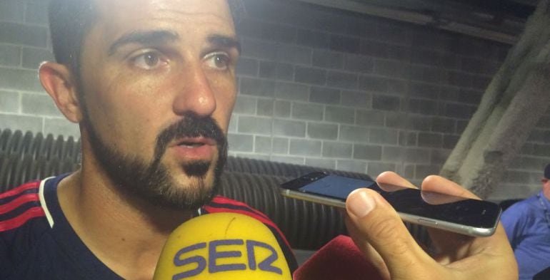 David Villa habla sobre el partido ante el Real Madrid