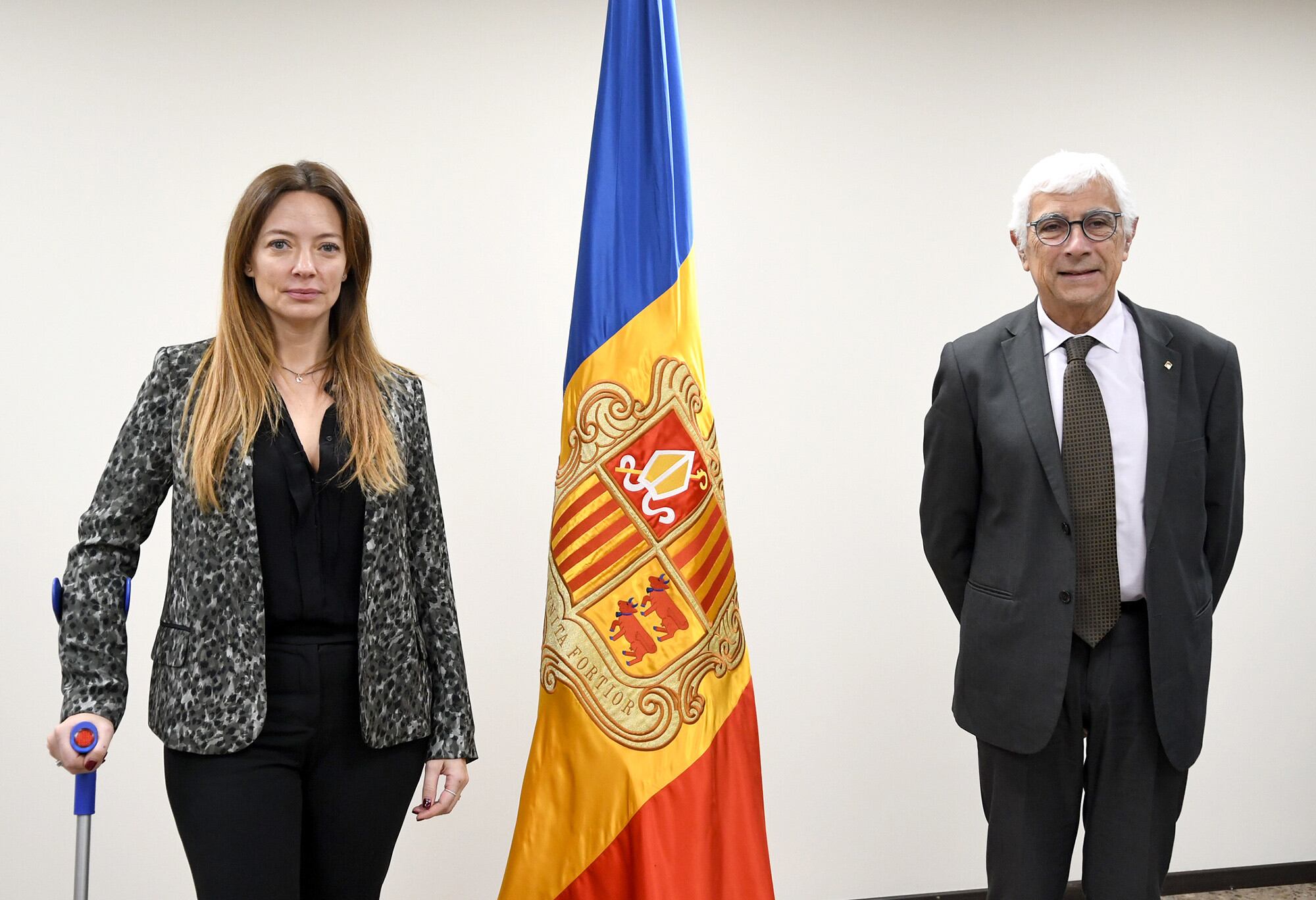 Mas i Balcells, durant la visita.