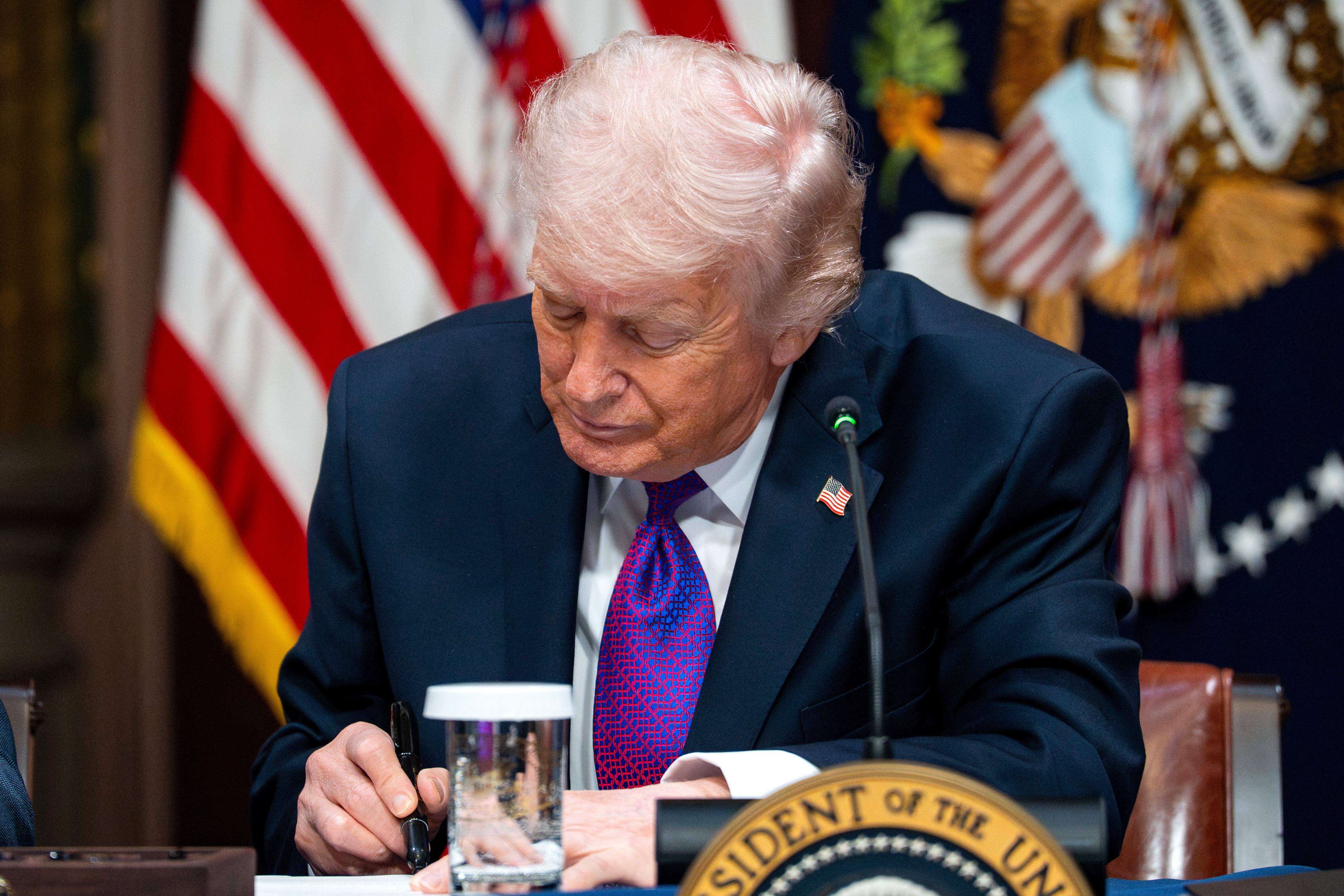 El presidente de Estados Unidos, Donald Trump 