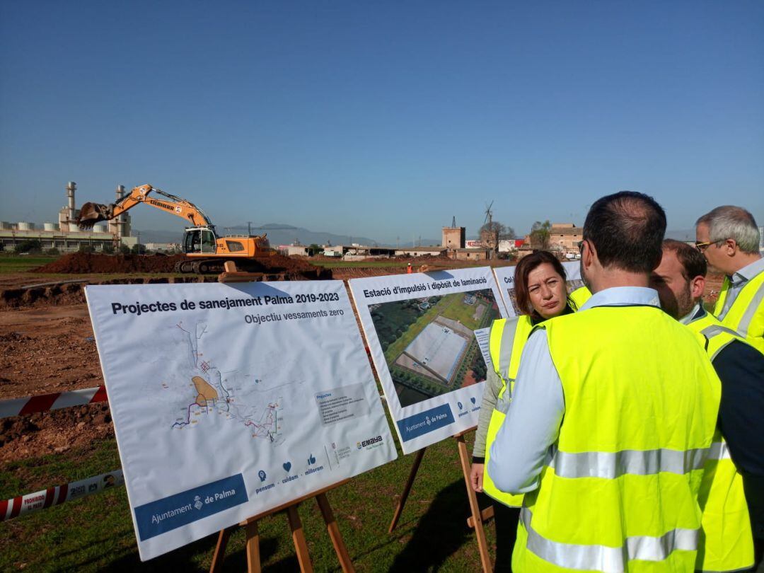 Inicio de las obras del nuevo tanque de lamitación.