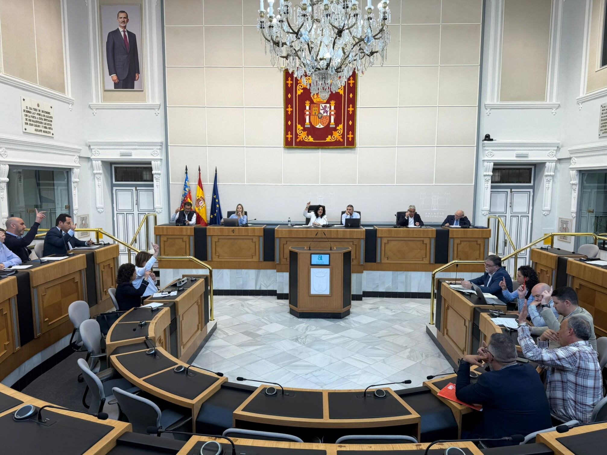 Momento de la reunión del Consorcio CREA