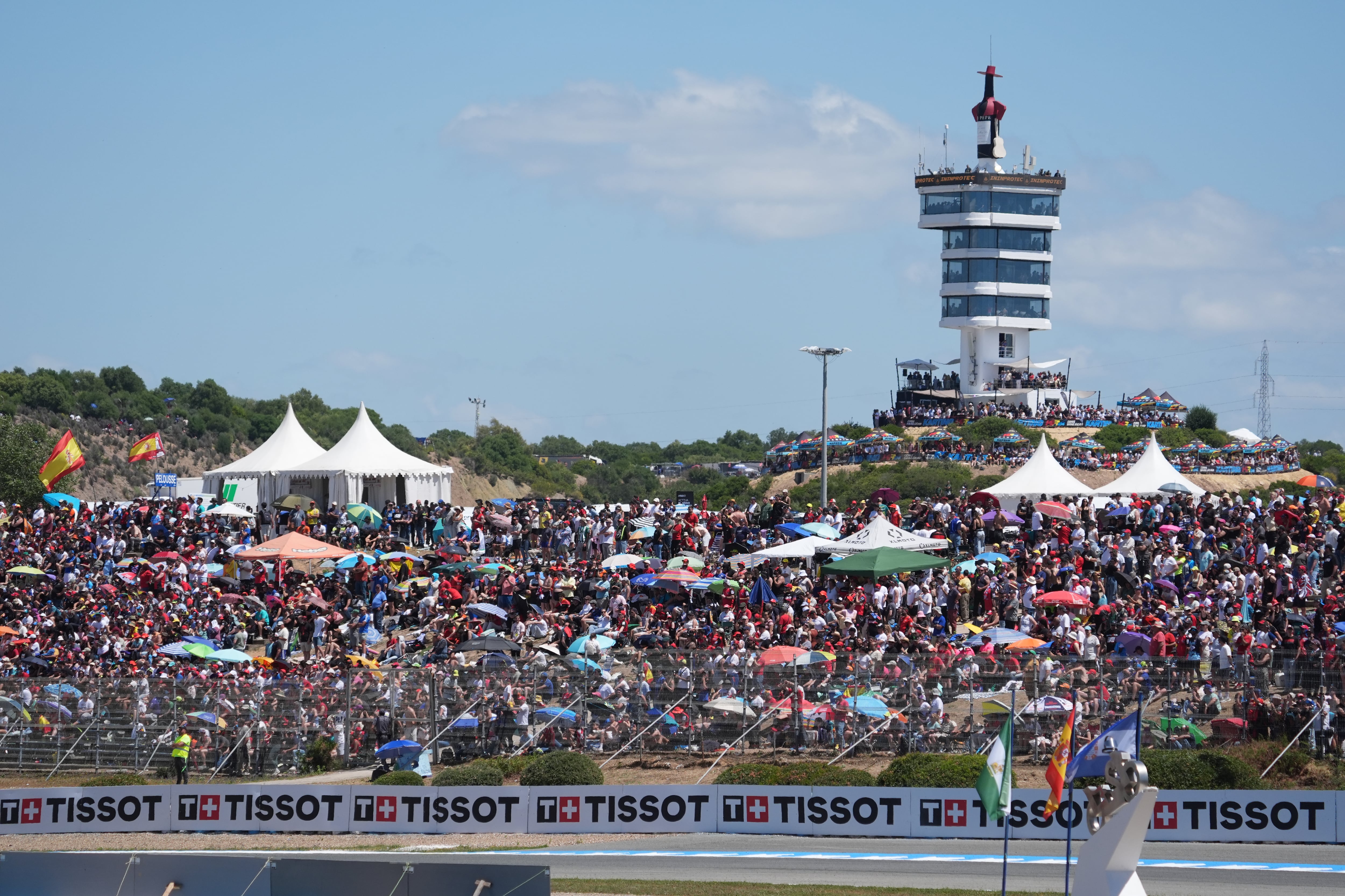  Ambiente durante la carrera de motoGP del Gran Premio de España de Motociclismo de 2026 celebrado en el circuito de Jerez-Angel Nieto en Jerez de la Frontera