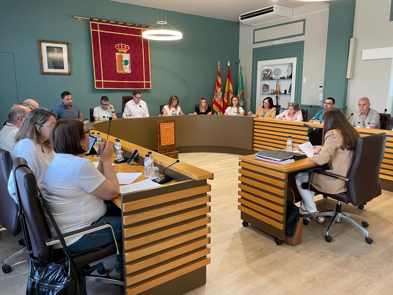 Pleno ordinario mayo ayuntamiento de Fraga