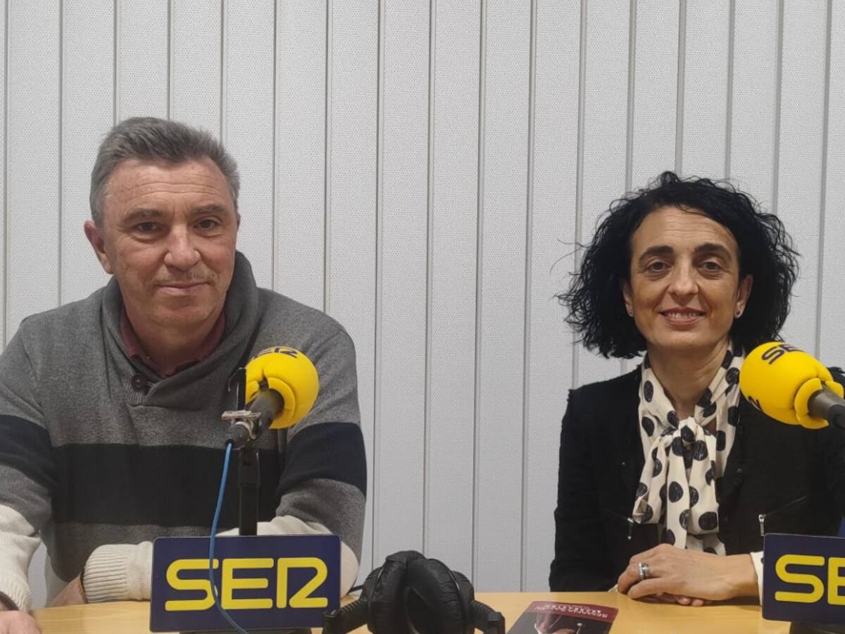 Silvia Peropadre y Carlos Azcón, presentan la Semana Santa de Barbastro en Ser Aragón Oriental