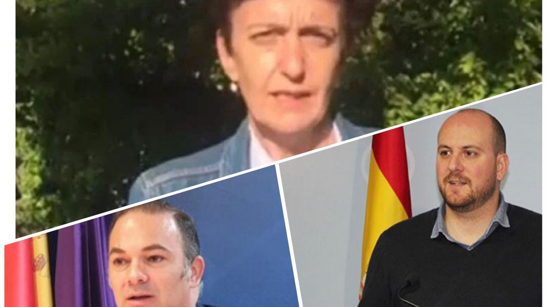 Ana González, Jaime Carnicero y Lucas Castillo