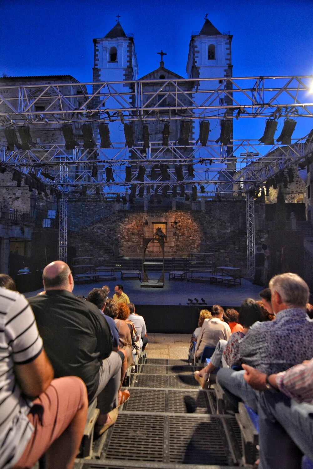 Escenario de San Jorge del Festival de Teatro Clásico de Cáceres