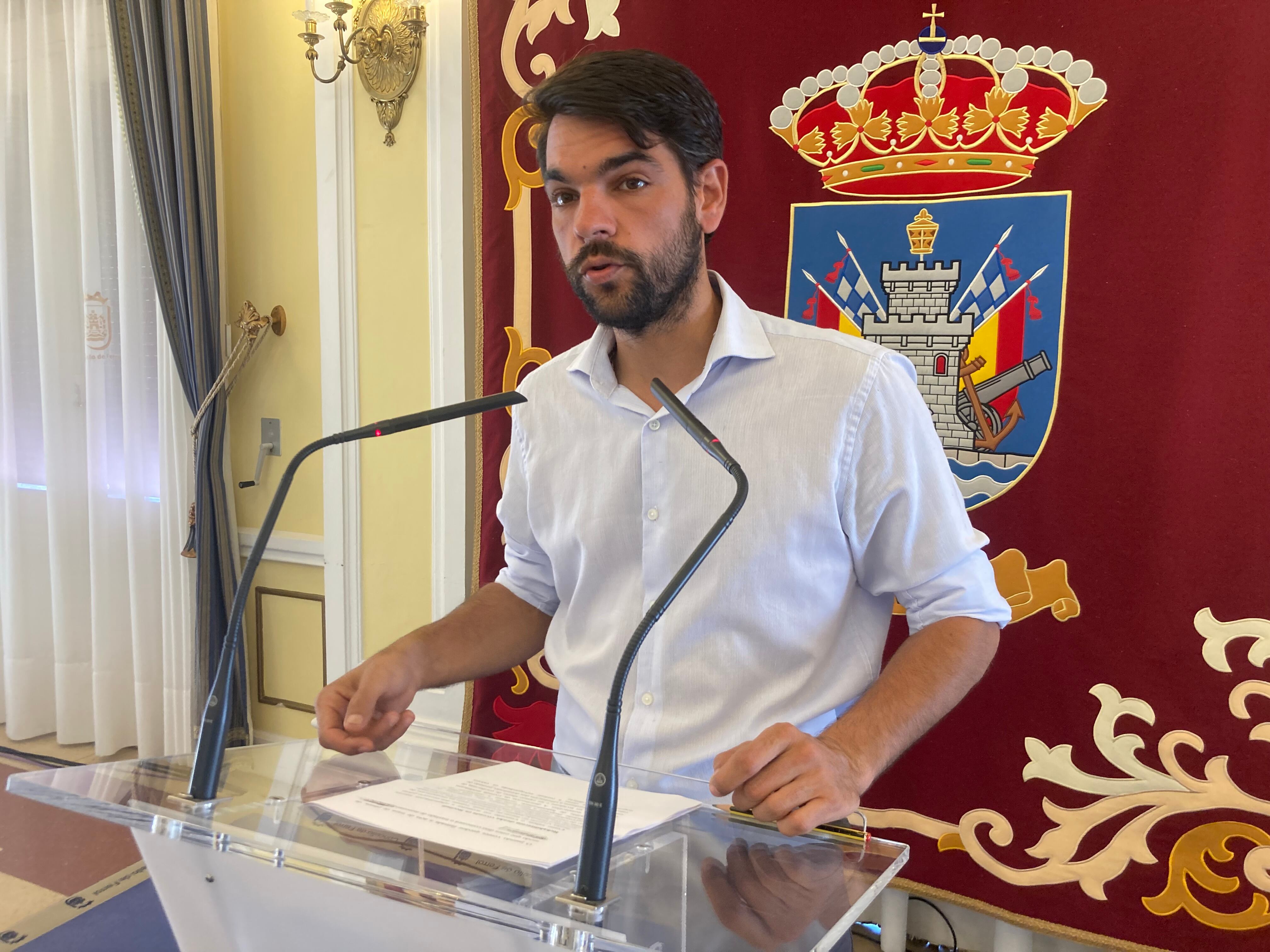 Julián Reina, este lunes en rueda de prensa