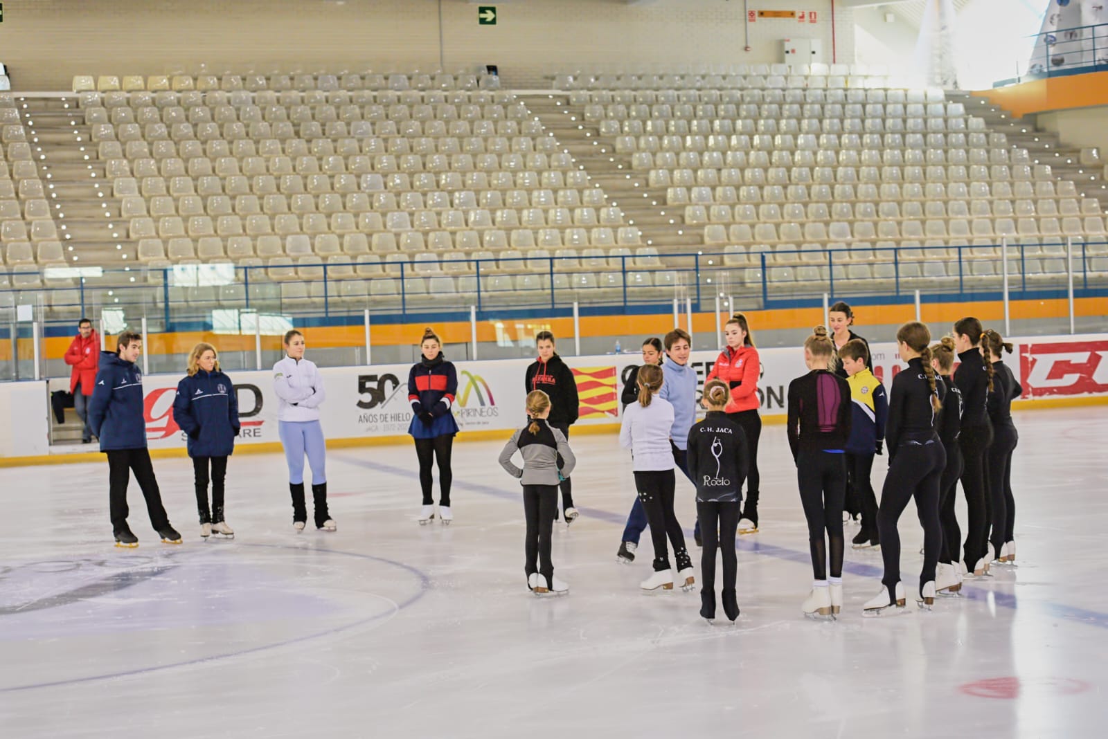 Tecnificacion Danza en la pista de Jaca