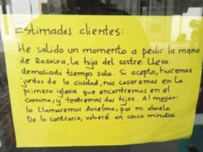 Este es el cartel que se ha convertido en viral en internet