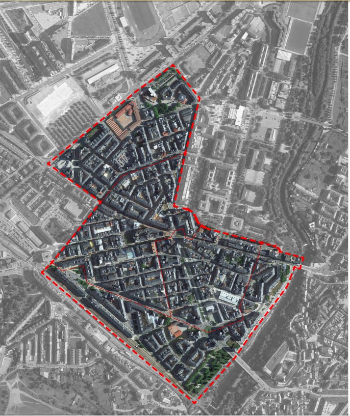 Mapa de calles beneficiarias