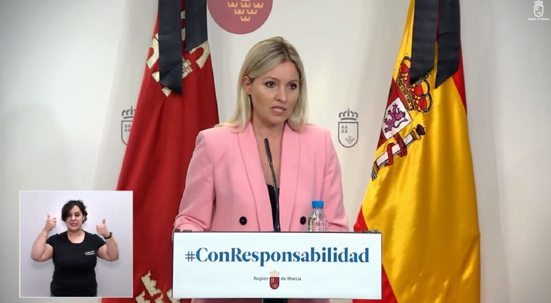 La consejera portavoz, Ana Martinez Vidal