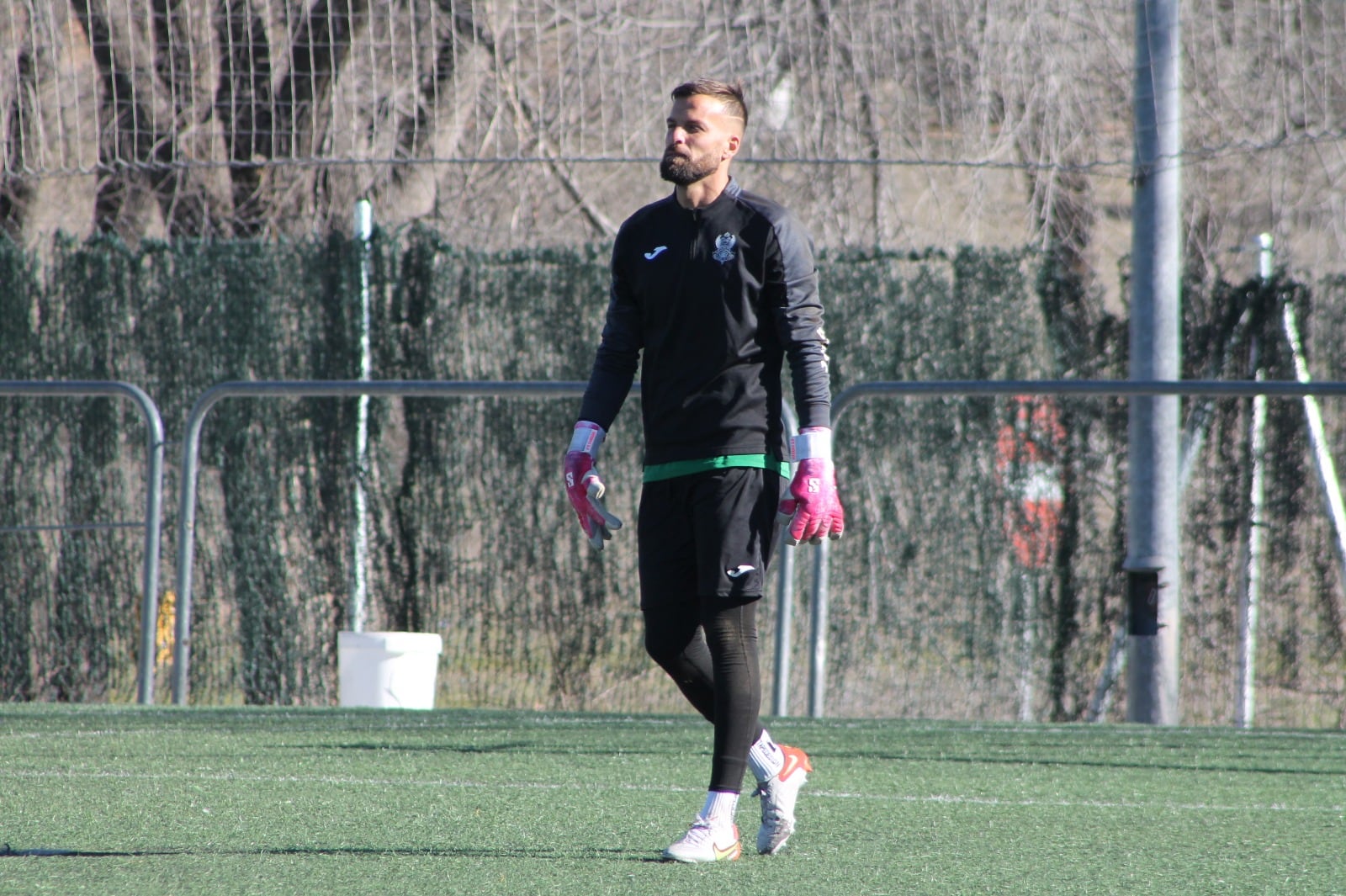 Yelco Ramos, nuevo portero del Toledo en el entrenamiento de este jueves