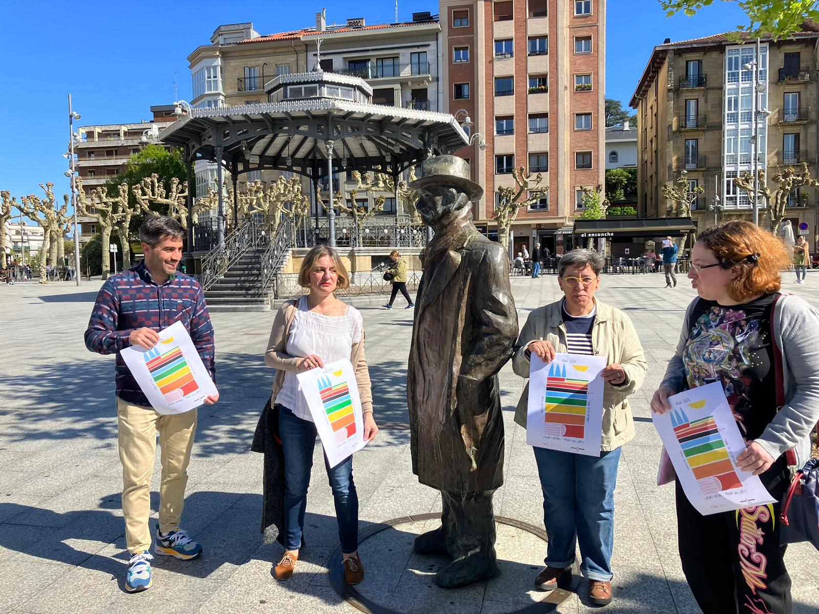 Presentación del programa de la Feria del Libro de Irun