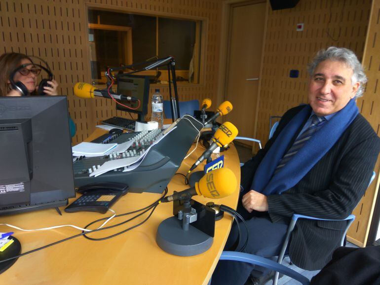 El president de FIABCI Andorra, Jordi Galobardas, als estudis de la SER aquest dilluns.