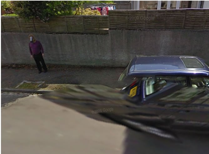 El hombre-caballo de Google Street View