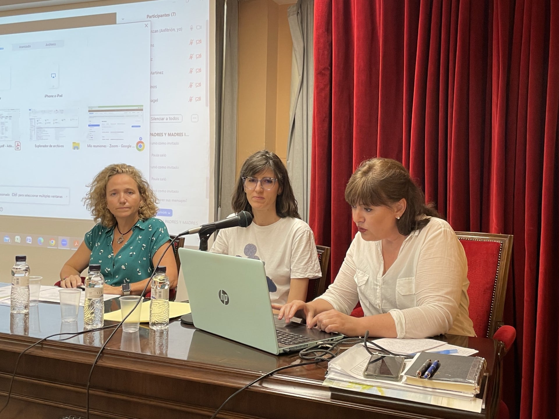 Marta Montaner, Nuria Moreno y Pilar Creguenzán