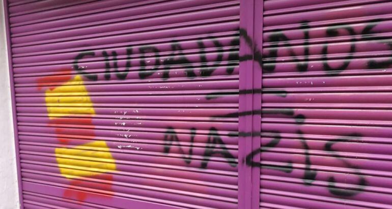 Imagen de la fachada de la tienda propiedad de la madre de Albert Rivera en Barcelona