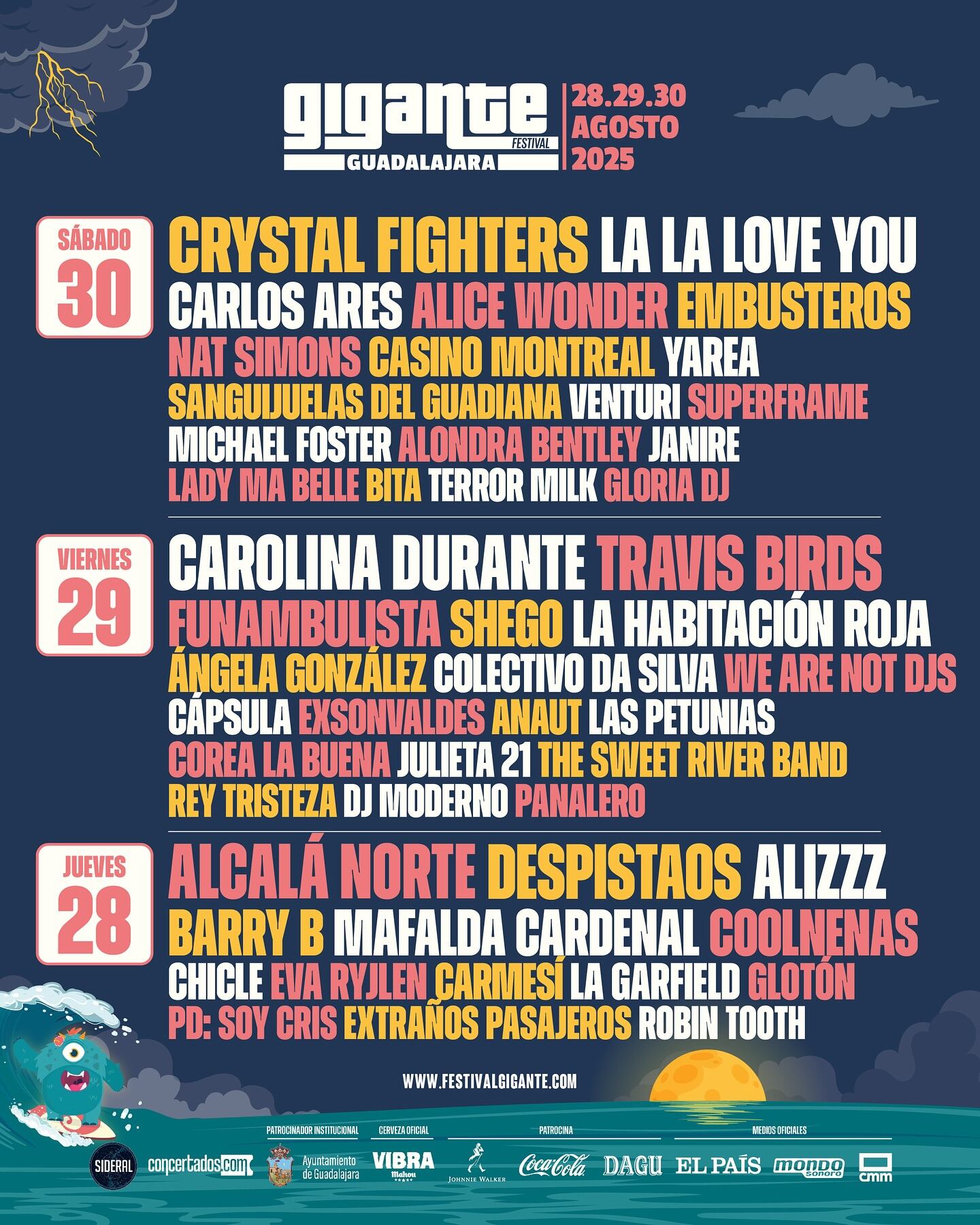Cartel del Festival Gigante 2025