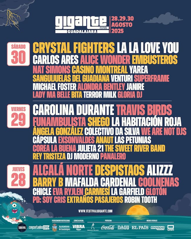 Cartel del Festival Gigante 2025