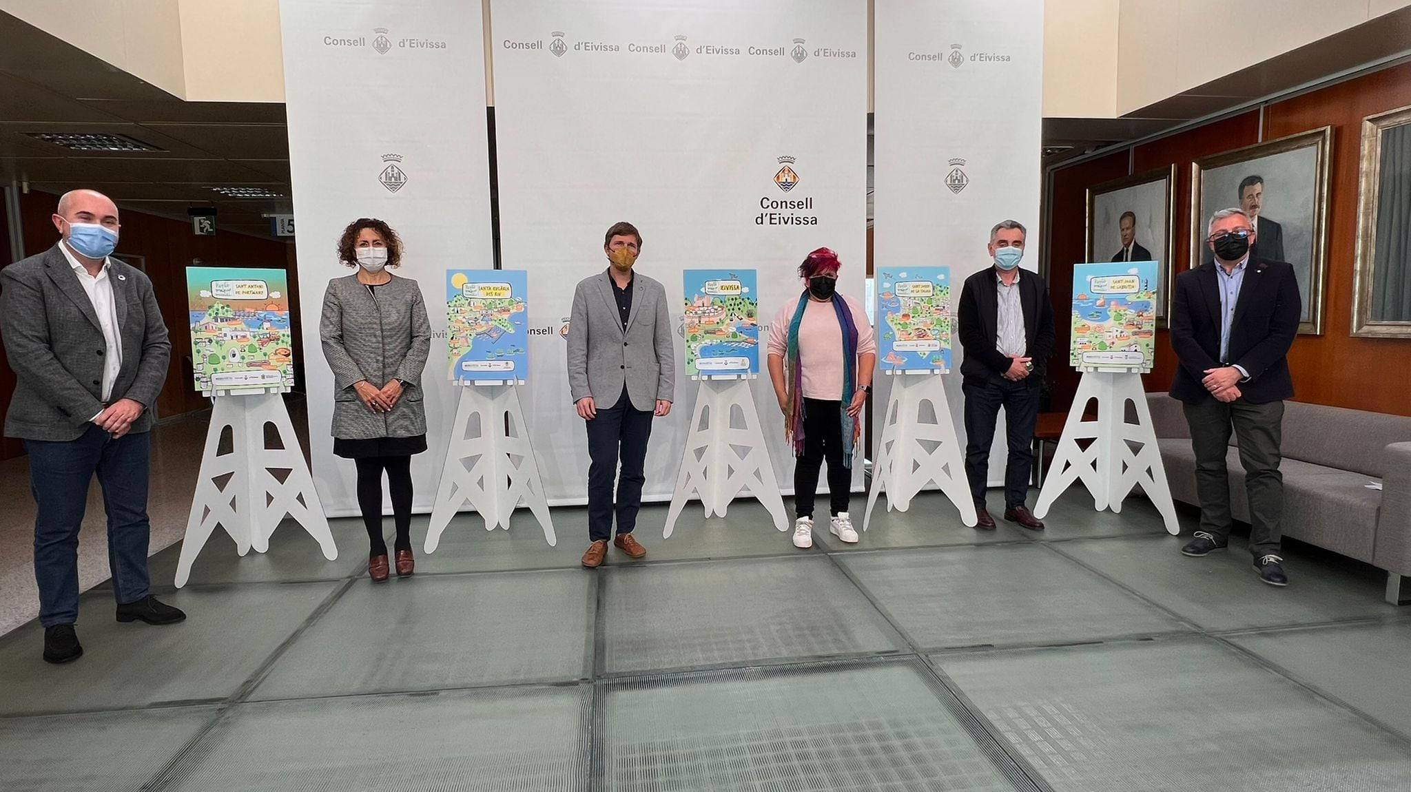 Un momento durante la presentación de los datos de reciclaje