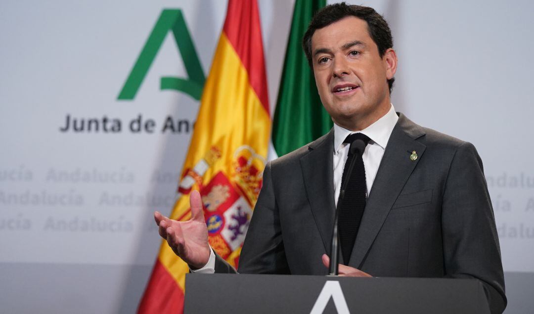 Juan Manuel Moreno, presidente de la Junta de Andalucía