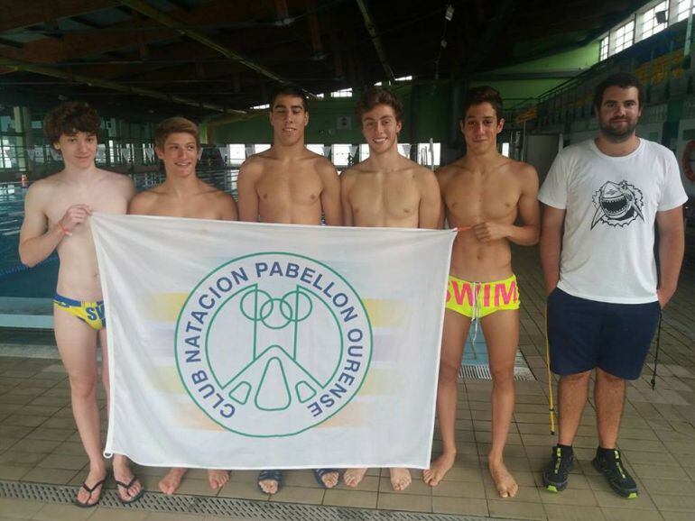 Éxito de la 47º edición del Trofeo Memorial Pedro Escudero, que dentro de unos años, el decano gallego de los trofeos de natación,cumplirá las bodas de oro. Foto de archivo, de nadadores del CNPO.