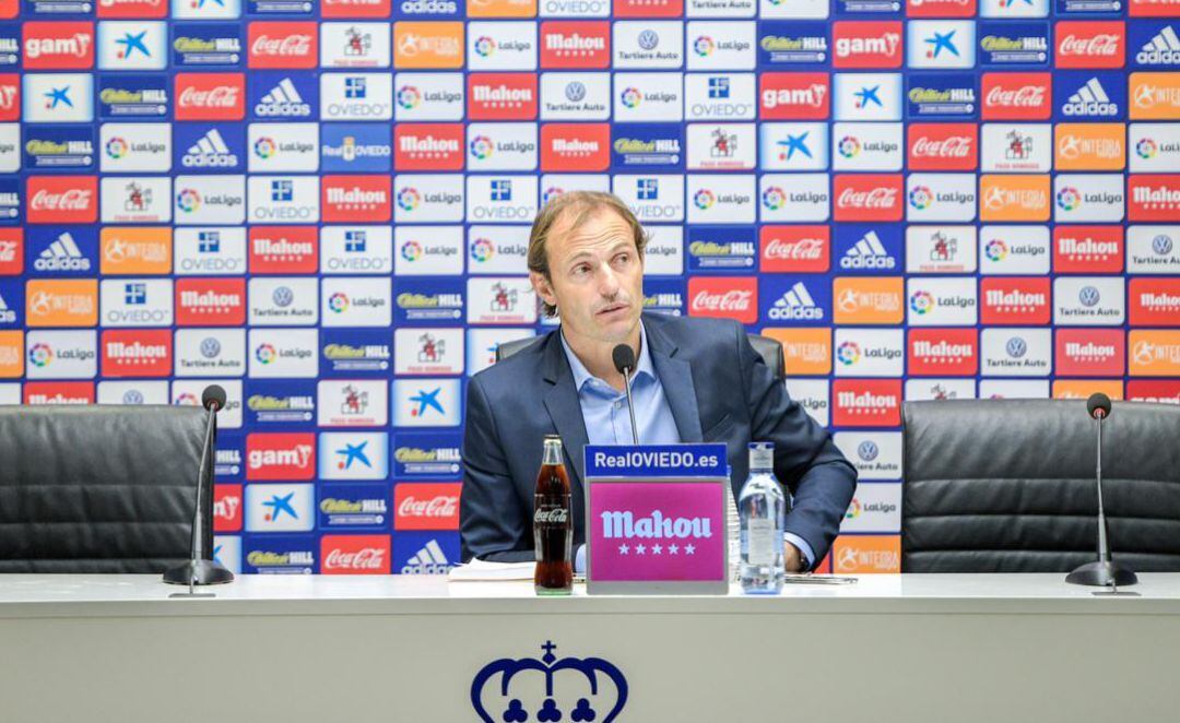 Arnau en sala de prensa