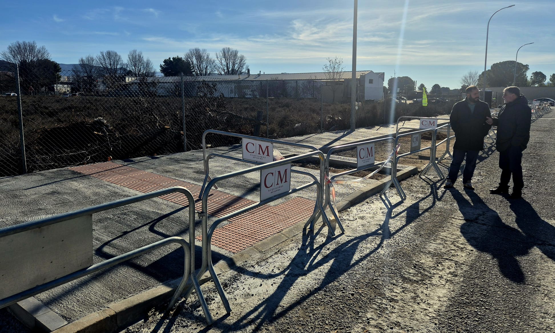 Obras en el polígono El Rubial