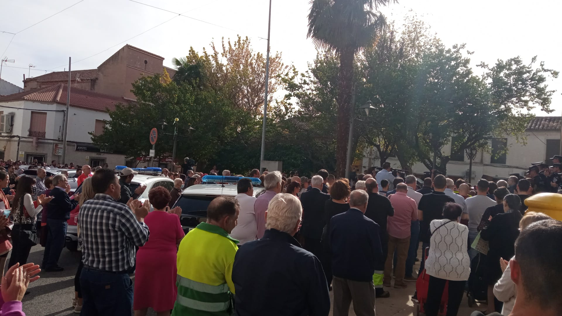 Asistentes a la concentración en Argamasilla de Calatrava