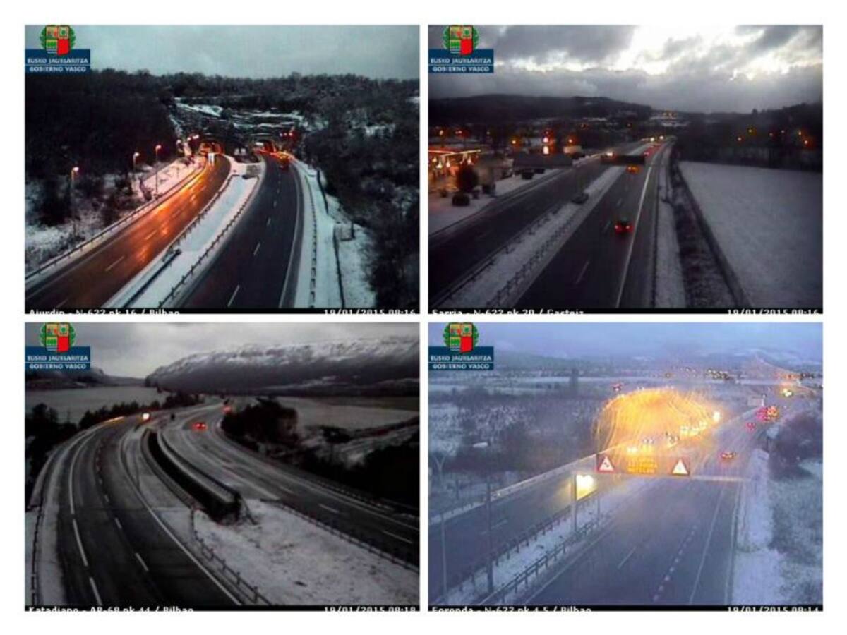 Álava, cubierta de blanco