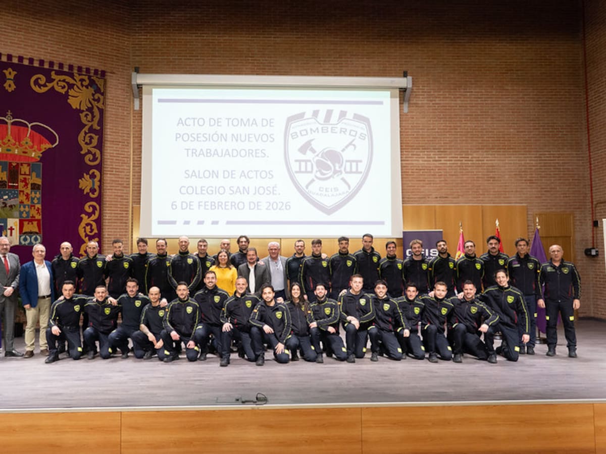 La mayor promoción de bomberos desde la creación del CEIS de la Diputación de Guadalajara