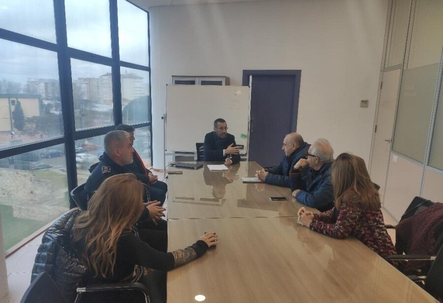 Un momento de la reunión