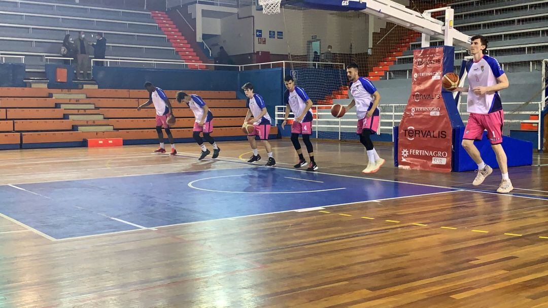 6 de los 7 jugadores que viajaron a Huelva 