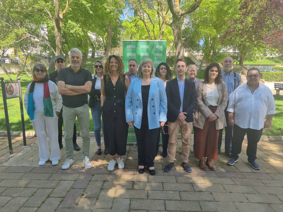 Ronda 100x100 presenta la lista electoral con la que concurrirá a las elecciones municipales