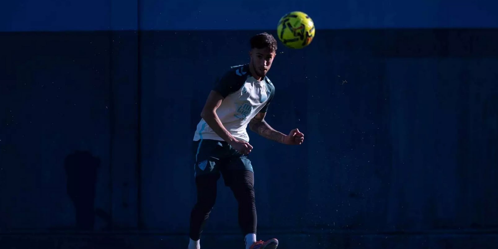 El Málaga se entrenó en el anexo de La Rosaleda