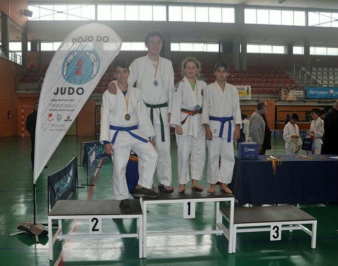 Los cuatro judokas del Judelda han conseguido grandes resultados 