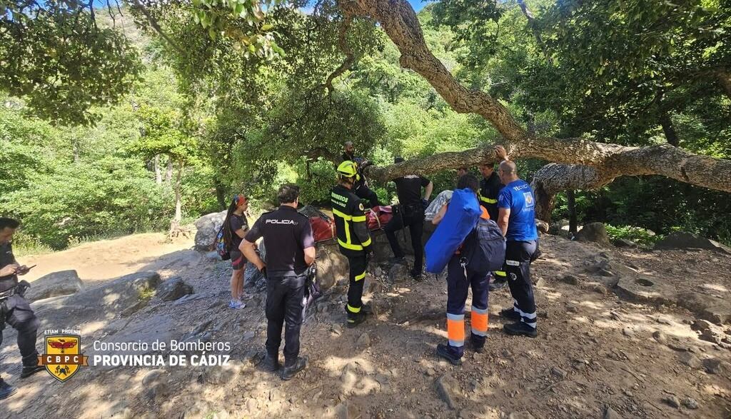 Tareas de rescate en la zona