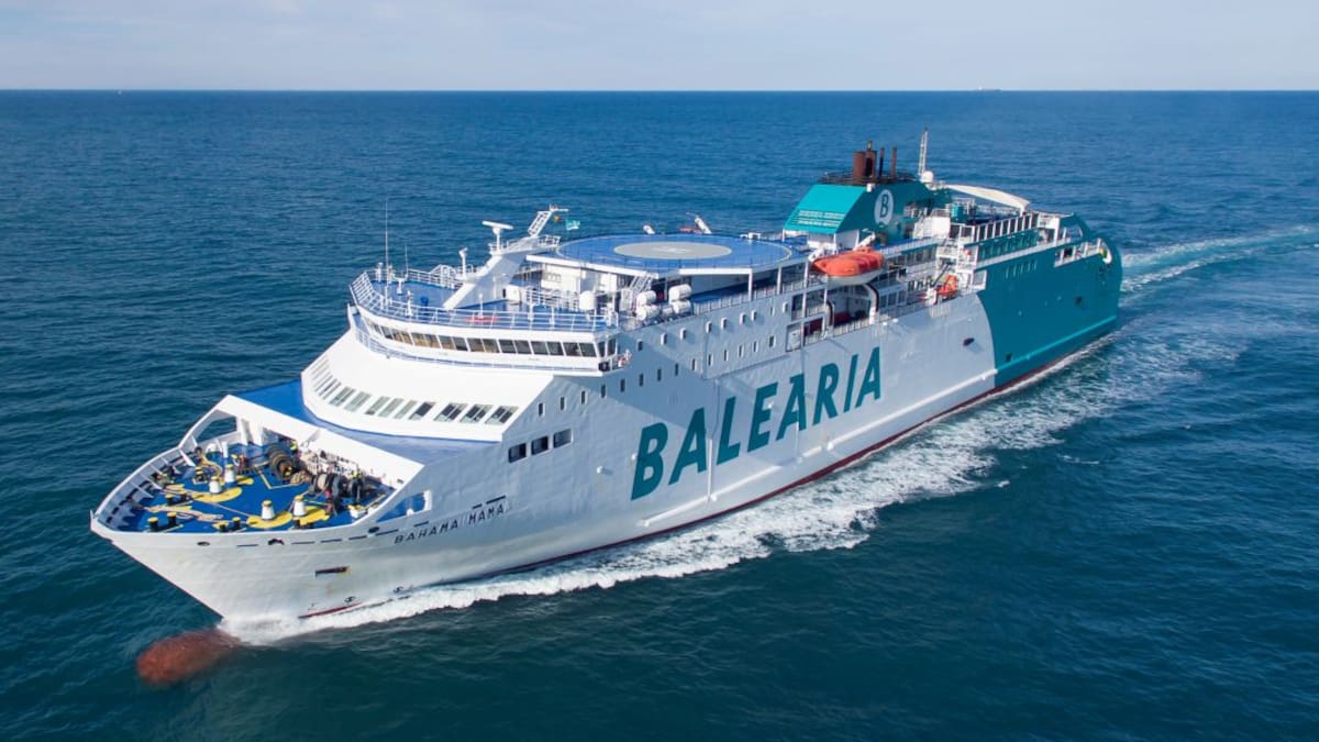 Balearia cambia sus barcos para los enlaces con Mallorca y Barcelona