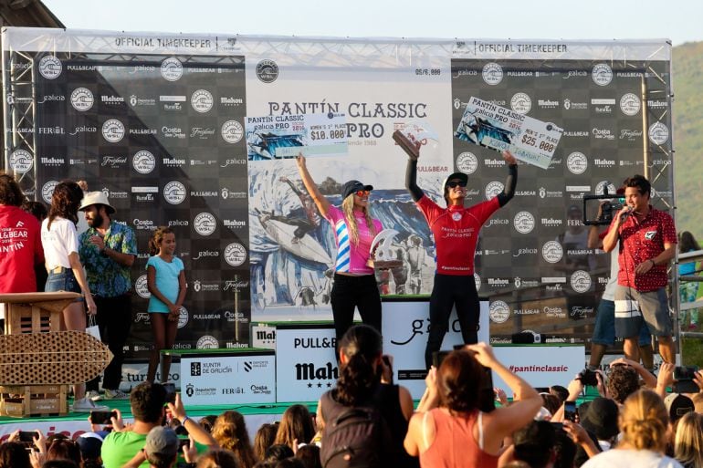 Kanoa Igarashi y Sage Erickson, ganadores del Pantín Classic