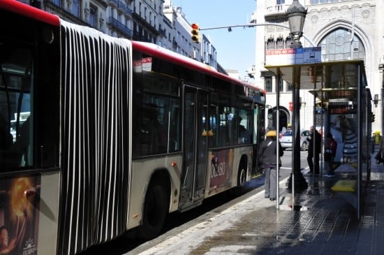 Un autobús urbà de Barcelona