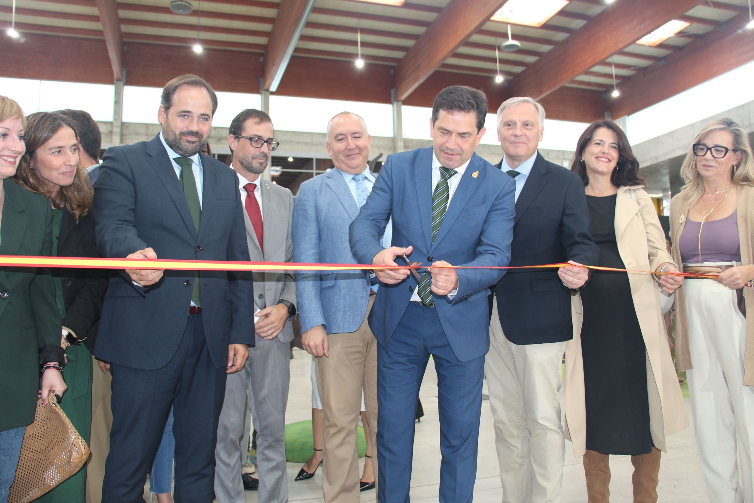 Miguel Ángel Valverde, presidente de la Diputación en el acto inaugural de Fercatur en IFEDI