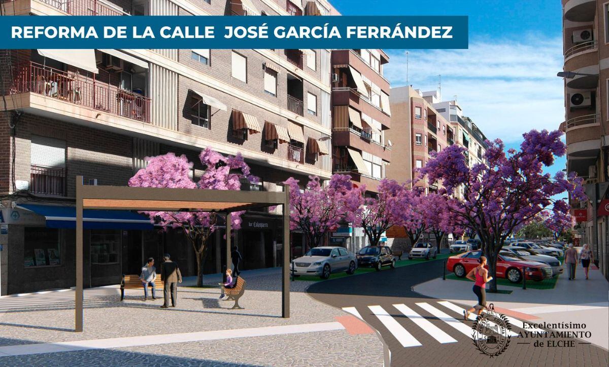 Reforma de la calle José García Ferrández