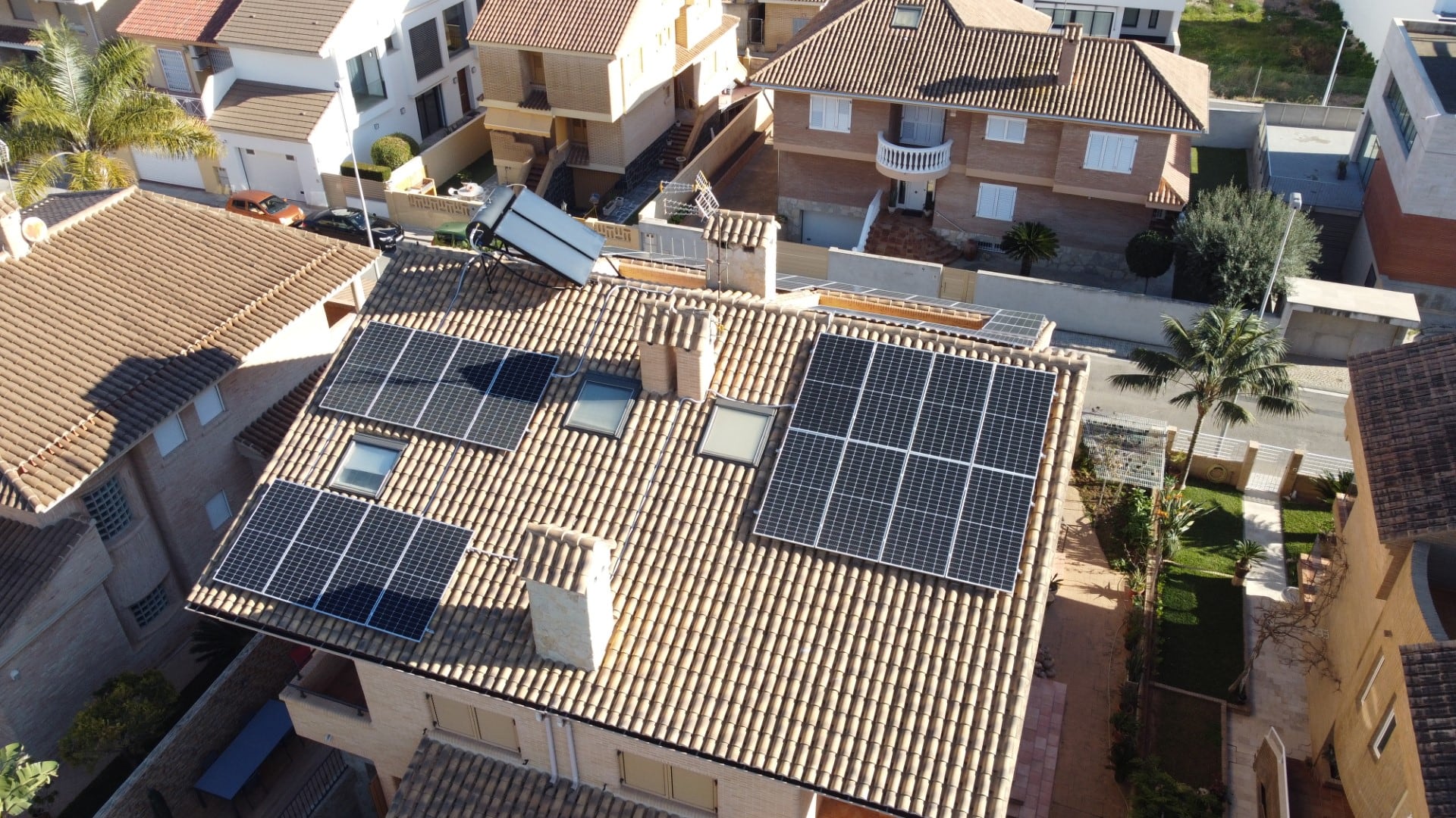 Instalación de placas solares en viviendas particulares