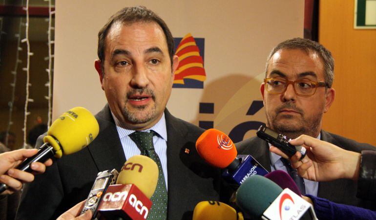 Barberà acompanyat d'Espadaler durant una de les seves darreres visites a Tarragona.