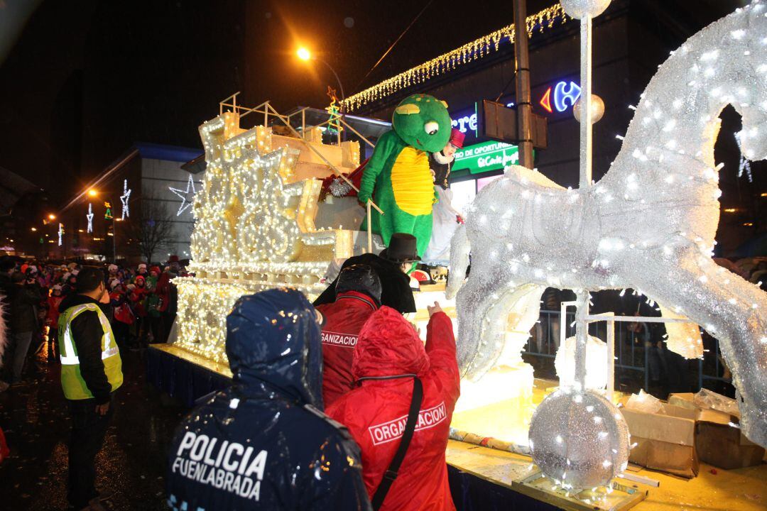 Imagen de &#039;Fuenli&#039; en la cabalgata de Reyes de Fuenlabrada en el año 2018