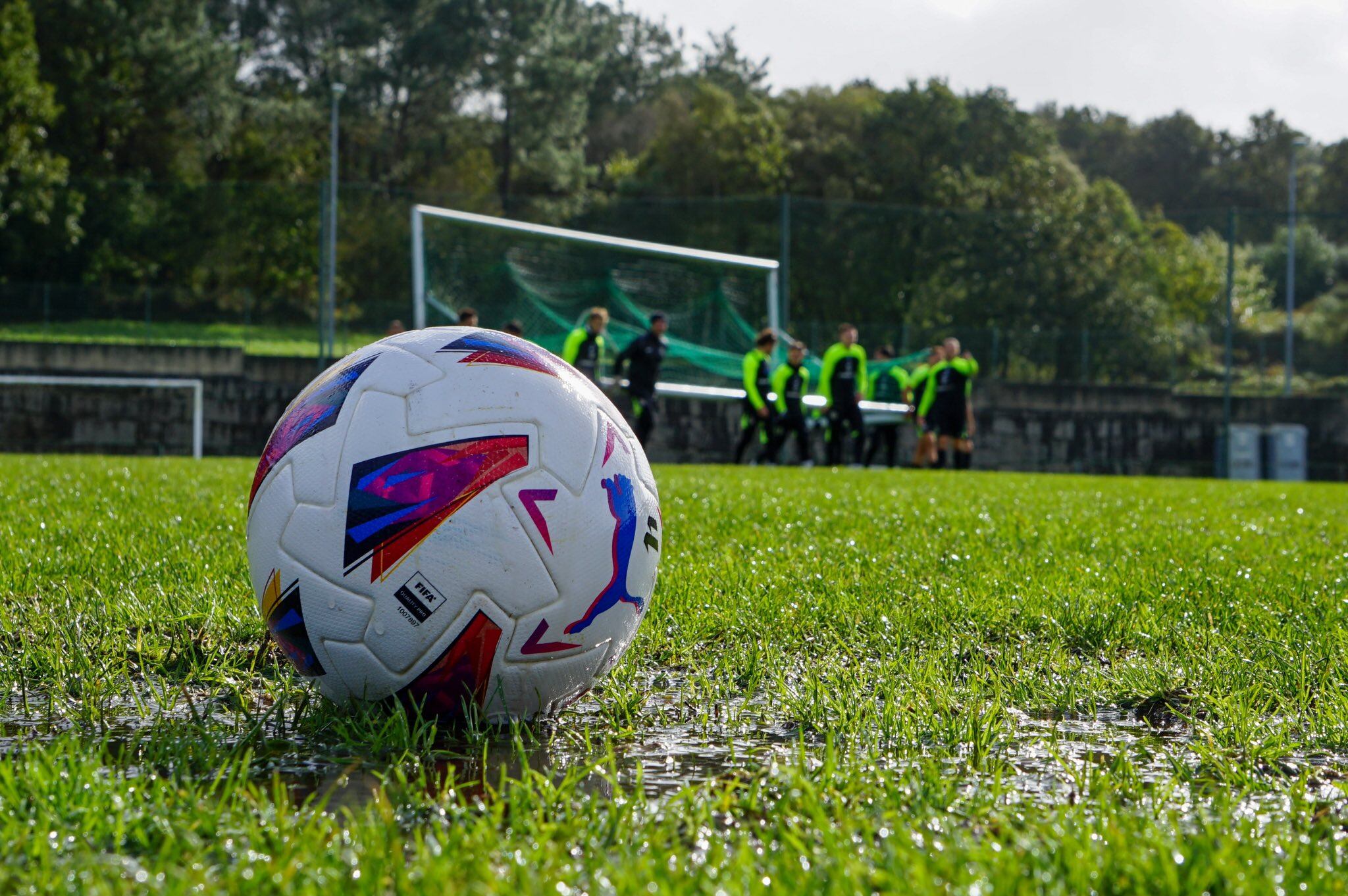 Entrenament de l'FC Andorra al Ferrol.