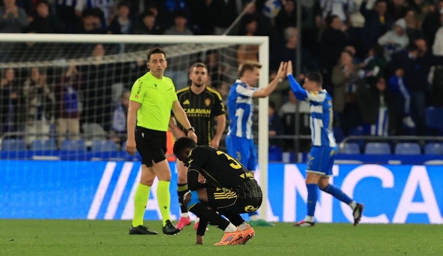 Derrota del Real Zaragoza en Riazor