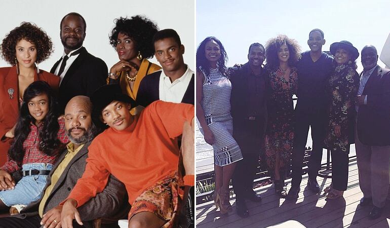 El reparto de &#039;El Príncipe de Bel-Air&#039; en 1990 y 2017